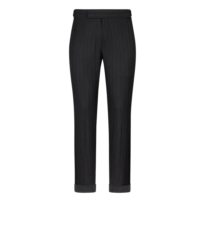 HERRINGBONE STRIPE ATTICUS SUIT DARK GREY online